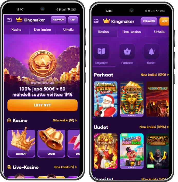 kingmaker casino app